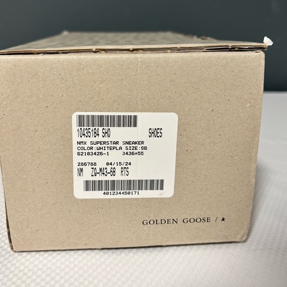 New Golden Goose Super Star Classic White/Platinum Women’s Size: 39 (9) - Picture 10 of 16